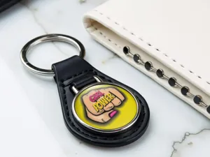 Leather Keychain Style Premium Design Sturdy